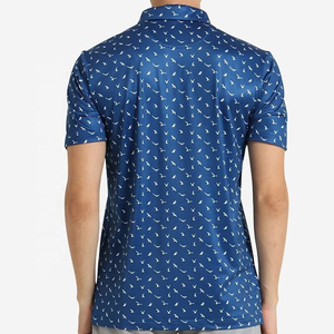 Polo décontracté à manches courtes pour hommes, sublimation pour qualité supérieure, nouveau design avec motif imprimé accrocheur pour garçons, OEM - Product Image 2