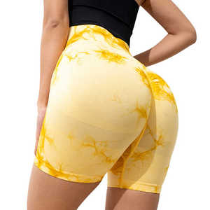 Shorts de yoga de maternité à taille haute, doux, avec logo personnalisé, soutien du ventre, solides, antibactériens, séchage rapide, pour femmes enceintes - Product Image 1