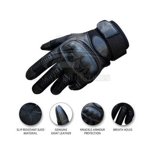 Guantes de moto de diseño de nueva llegada Guantes de moto genuinos reales Guantes de moto de cuero de vaca - Product Image 5