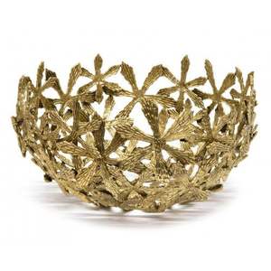 Cuenco de vino y champán de cabeza de ciervo grande decorativo y útil hecho de aluminio niquelado - Product Image 3