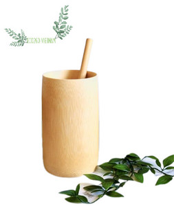 GOOD NEW CHOICE 2025!!! NATURAL 20 oz Glass <b>Cup</b> <b>with</b> Bamboo Lid and <b>Straw</b> <b>Tumbler</b>/ Bamboo Fiber <b>Cups</b> - Product Image 1
