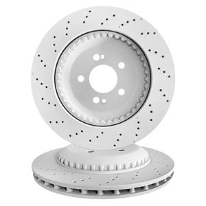 จานเบรกหลังแบบมีช่องระบายอากาศ A2224231000 สำหรับ <span class=keywords><strong>Mercedes</strong></span>-Benz W222 S-Class S450,S500,S550,S560,<span class=keywords><strong>S560e</strong></span>,S600 อะไหล่เปลี่ยนจานเบรก - Product Image 3