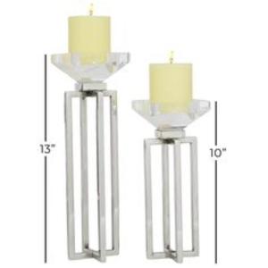 Bougeoir exclusif en acier inoxydable avec une esthétique métallique de qualité supérieure et un design contemporain pour un intérieur élégant - Product Image 4