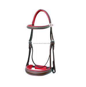 Brida de caballo de cuero de gama alta de calidad superior con acolchado suave Noseband y banda para la frente Producto esencial para caballos - Product Image 2