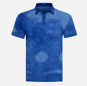 Meilleure fabrication Nouveau style confortable chemises polo Tie Dye pour hommes motif solide disponible au prix de gros avec logo personnalisé - Product Image 1