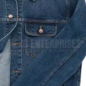 Services OEM Veste en jean pour hommes Conception personnalisée de haute qualité Veste en jean pour hommes Nouveau design Veste en jean pour hommes - Product Image 6