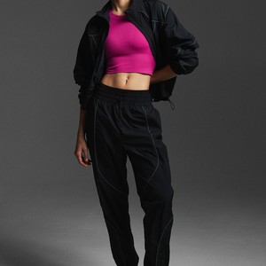 Logo personnalisé OEM Ensemble yoga deux pièces à taille haute pour femmes Vêtements d'entraînement fitness sans couture-Soutien-gorge et leggings - Product Image 3