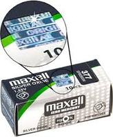 Pilas Maxell SR726SW 395, 1 Tarjeta de Pilas Primarias de 1.55V, Pilas de Botón, Japón