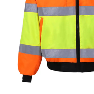 Vêtements de travail de protection de sécurité haute visibilité personnalisés veste imperméable veste de sécurité de construction Offre Spéciale à vendre - Product Image 3