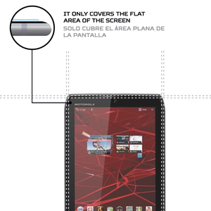 ตัวป้องกันหน้าจอป้องกันการกระแทกสำหรับแท็บเล็ตโมโตโรล่า XOOM 2 3G MZ616 - Product Image 4