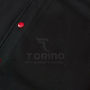 Chaqueta de invierno Letterman de talla personalizada para hombre con cuello levantado Venta al por mayor - Product Image 3