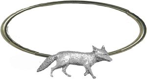 Fait à la main Vixen Fine anglais étain rond de serviette Unique décor à la maison pièce centrale de Table bois et papier matériel - Product Image 4