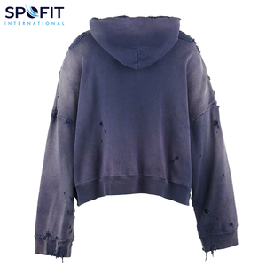 Nueva llegada ajustable sudaderas con capucha personalizadas para hombres transpirable personalizado básico algodón mezclado sudaderas con capucha hombres para la venta hecho en Pakistán - Product Image 4