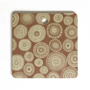 Nueva tabla de cortar de madera de mango única personalizada con esmalte impreso, tabla de cortar de madera de diseño múltiple personalizada para uso en la cocina - Product Image 4