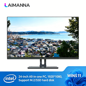 Computadora de Escritorio Todo en Uno de 24 Pulgadas FHD, Core I3/I5/I7, 8GB/16GB RAM, 256GB/512GB SSD, PC para Oficina, Hogar y Negocios, Se Acepta OEM/ODM - Product Image 1