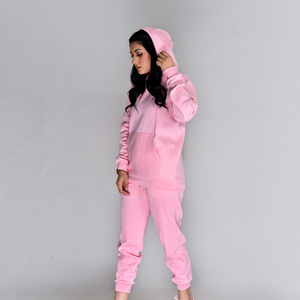 "Femmes Rose Élégant Survêtement Ensemble À Manches Longues Yoga Gym Porter Confortable 2 Pièces Sportswear Personnalisé Fitness Tenues" 2025 - Product Image 4