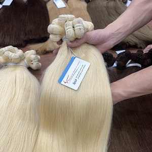 Vente Flash 2025 Produit de haute qualité Machine Trame de cheveux Double Drawn Extensions de cheveux humains vietnamiens - Product Image 1
