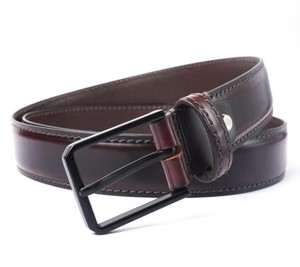 Adjustable Full Grain Luxury Premium Buckle Leather Belt Worldwide Export Business Unisex Trouser Strap Designer <b>Stitch</b> Handmade - Product Image 6