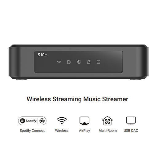 Arylic S10+ Wireless Audio Streamer Network Music Receiver with WiFi Bluetooth AirPlay and DLNA