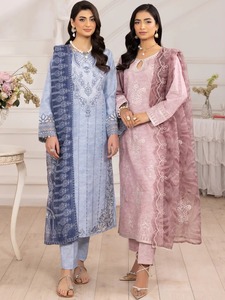 Robe de soirée personnalisée Designer Bollywood Qualité décente Longueur au genou Tenue de soirée Costume de mariage Broderie à chaud pour femmes Paillettes - Product Image 5