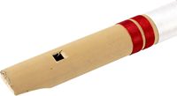 17 Inch Authentic Indian Wooden Bamboo Flute in 'G' Key Fipple Woodwind Musical Instrument Recorder Traditional Bansuri