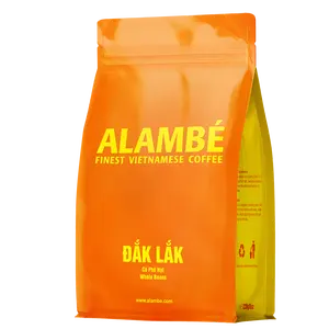 Wholesale Premium Robusta Italian Roasted Whole Coffee Beans Alambe Dak Lak HACCP High Roast Ground Coffee