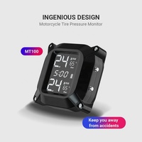 Système d'affichage LCD sans fil en temps réel pour moto Harley Honda Yamaha TPMS Surveillance de la pression des pneus