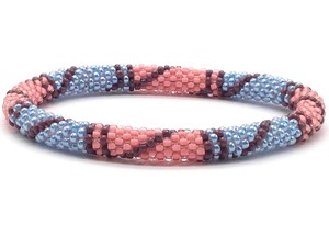 Bracelets en perles de verre du Népal faits à la main unisexe Accents de perles Tenue décontractée durable Cadeau d'anniversaire religieux parfait Vente en gros - Product Image 5