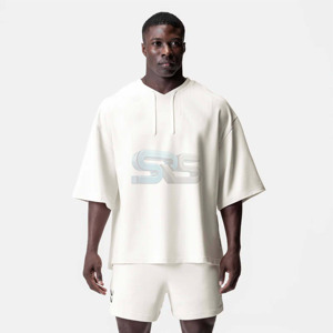 เสื้อยืดแขนสั้นผ้าฝ้าย100% ทรงหลวมพิมพ์ลายสำหรับผู้ชายเสื้อแขนแร็กแลนใส่สบายแห้งเร็วมาใหม่ - Product Image 4