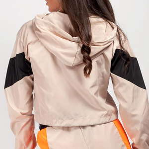 Ensemble de survêtement court coupe-vent personnalisable pour femmes coupe-vent respirant deux pièces équipement de Jogging-vestes coupe-vent Shorts - Product Image 6