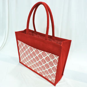 Sacs fourre-tout en jute de haute qualité Poignée tissée à la mode Modèle personnalisé Fabricant de sacs Novation quotidien en Inde Kolkata-Prix! - Product Image 5