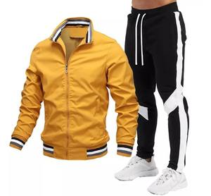 Survêtements d'hiver pour hommes, Logo de luxe, fermeture éclair, vêtements d'entraînement, de sport, personnalisés - Product Image 2
