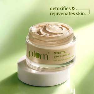 มาส์กโคลนชาเขียวสำหรับผิวมันและเป็นสิวง่าย ผสมไข่มุก โสม และวิตามินซี - Product Image 3