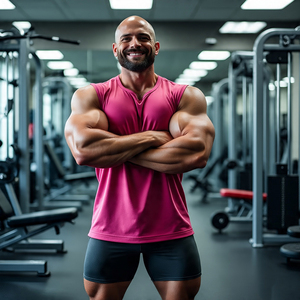 Workout Running Jogging Vest Stringer <b>Men's</b> Racer-Back Muscle Fit <b>Singlet</b> Tops <b>Men</b> Customize Crew Neck Breathable Tank Top <b>Mens</b> - Product Image 3