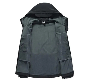 Chaqueta cortavientos unisex flexible, impermeable, transpirable, ligera, para senderismo y correr, diseño softshell, adaptada para todas las estaciones. - Product Image 4