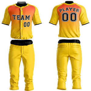 Uniformes de Béisbol Personalizados al por Mayor para Hombre, Ropa Deportiva Transpirable de Alta Calidad 2025, Impresión Personalizada, Nuevo Diseño OEM - Product Image 4