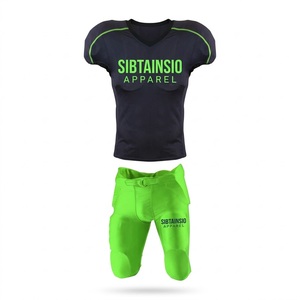 Uniforme de football américain personnalisé sublimé, tissu 100% polyester respirant, maillot de football américain - Product Image 1
