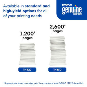 บราเดอร์ LC450XL หมึกพิมพ์สีม่วงแดงความจุสูงสำหรับตลับหมึกสีดำและสี LC - Product Image 3