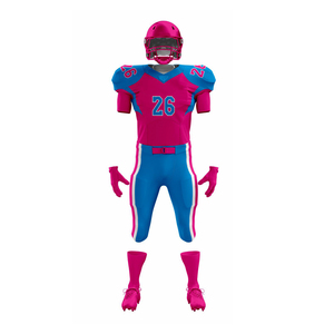 Uniforme de football américain pour hommes, fabriqué au Pakistan, personnalisable, respirant, 100% coton, qualité supérieure, vêtements de sport sur mesure - Product Image 3
