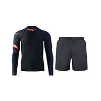 Camisetas de Entrenamiento de Compresión con Pantalones Cortos para Hombre, Traje de Entrenamiento de Jiu-Jitsu Brasileño BJJ, Disponible en Todas las Tallas y Diseños