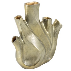 Florero de metal para decoración del hogar que redefine la sofisticación en presencia, impecable en artesanía - Product Image 2