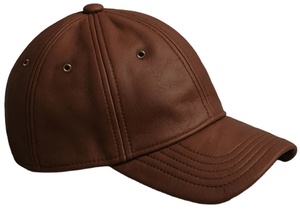 Casquette de baseball en cuir pour homme, décontractée, pour le sport en plein air, réglable, snapback, personnalisable OEM - Product Image 3