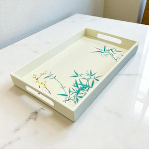 Made in Vietnam lacquer <b>trays</b> highest quality lacquered <b>tray</b> for <b>drinks</b> serving decoration - Product Image 3