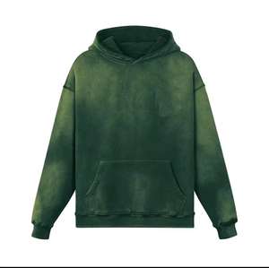 Sudadera con Capucha Personalizada para Hombre, Primavera 2025, Estilo Vintage Desteñido al Sol, 100% Algodón, con Cierre, Lavado Ácido, Textura Waffle, Térmica, Desgastada - Product Image 6