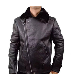 Chaqueta de Cuero Clásica para Hombre, de Secado Rápido, Transpirable, con Costuras Premium, Abrigo de Invierno Elegante, Estilo Urbano - Product Image 4