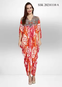 Robes longues décontractées pour femmes de style vintage floral élégantes et confortables pour les sorties quotidiennes Plans de voyage Looks quotidiens sans effort - Product Image 5