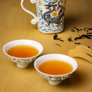 Juego de Tazas de Café de Porcelana Azul y Blanca Tradicional China, 5 Piezas con Diseño de Logotipo, Apto para Lavavajillas y Microondas, Juego de Regalo Empresarial - Product Image 5