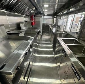 Camión de Comida Rápida Multifuncional de Aluminio, Conducible, Totalmente Equipado, Camión de Comida Móvil de Aluminio Conducible - Product Image 5