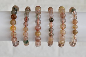 Wholesale Selling Multi Color Multi Rutile Hand Polished 8mm <b>Healing</b> <b>Bracelet</b> For Meditation Jewelry - Product Image 3