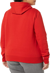 เสื้อฮู้ดผู้หญิงแฟชั่น ผ้าฟลีซหนานุ่ม ระบายอากาศได้ดี แขนยาว สีพื้น เหมาะสำหรับออกกำลังกายและเล่นกีฬาในฤดูหนาว - Product Image 4